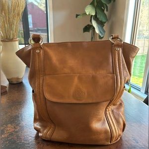 Piazza Italian Genuine Leather Bag. Brown. EUC.